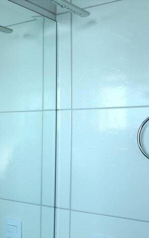 Apartamento para alugar com 103m², 2 quartos e 3 vagasBanheiro da Suíte 1