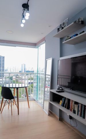 Apartamento à venda com 30m², 1 quarto e sem vaga Apartamento à venda com 30m², 1 quarto e sem vagaSala