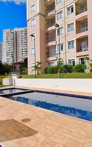 Apartamento à venda com 49m², 2 quartos e 1 vaga Apartamento à venda com 49m², 2 quartos e 1 vagaÁrea comum - Piscina