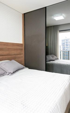 Apartamento para alugar com 36m², 1 quarto e 1 vaga Apartamento para alugar com 36m², 1 quarto e 1 vagaQuarto