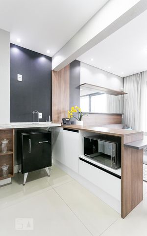 Apartamento para alugar com 36m², 1 quarto e 1 vaga Apartamento para alugar com 36m², 1 quarto e 1 vagaCozinha