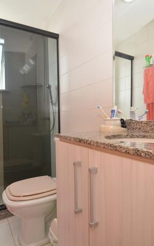 Apartamento à venda com 62m², 2 quartos e 1 vagaBanheiro Social