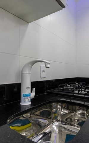 Apartamento à venda com 36m², 2 quartos e 1 vagaCozinha e Área de serviço
