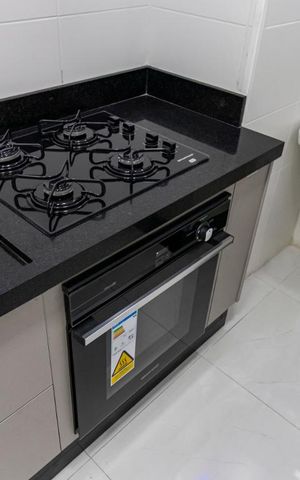 Apartamento à venda com 36m², 2 quartos e 1 vagaCozinha e Área de serviço