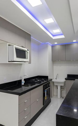 Apartamento à venda com 36m², 2 quartos e 1 vagaCozinha e Área de serviço