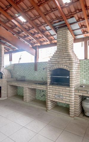 Casa de condomínio à venda com 111m², 3 quartos e 2 vagasÁrea comum - Churrasqueira