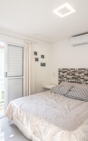 Casa de condomínio à venda com 111m², 3 quartos e 2 vagasQuarto 1