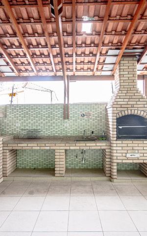 Casa de condomínio à venda com 111m², 3 quartos e 2 vagasÁrea comum - Churrasqueira