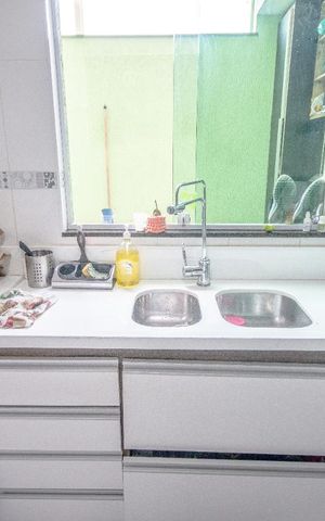 Casa de condomínio à venda com 111m², 3 quartos e 2 vagasCozinha