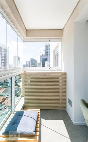 Apartamento à venda com 39m², 1 quarto e 1 vaga Apartamento à venda com 39m², 1 quarto e 1 vagaVaranda