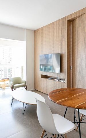 Apartamento à venda com 39m², 1 quarto e 1 vaga Apartamento à venda com 39m², 1 quarto e 1 vagaSala