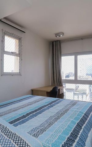 Studio para alugar com 40m², 1 quarto e 1 vaga Studio para alugar com 40m², 1 quarto e 1 vagaQuarto