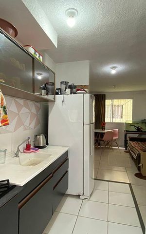 Apartamento à venda com 45m², 1 quarto e 1 vagaCozinha e Área de Serviço