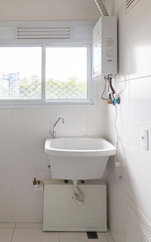 Apartamento para alugar com 41m², 1 quarto e 1 vaga Apartamento para alugar com 41m², 1 quarto e 1 vagaCozinha e Área de Serviço