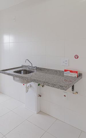 Apartamento para alugar com 41m², 1 quarto e 1 vaga Apartamento para alugar com 41m², 1 quarto e 1 vagaCozinha e Área de Serviço