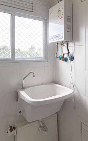 Apartamento para alugar com 41m², 1 quarto e 1 vaga Apartamento para alugar com 41m², 1 quarto e 1 vagaCozinha e Área de Serviço