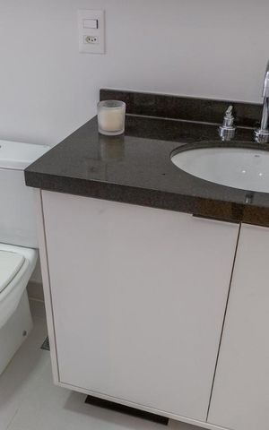 Apartamento para alugar com 105m², 3 quartos e 2 vagasBanheiro da Suíte 1