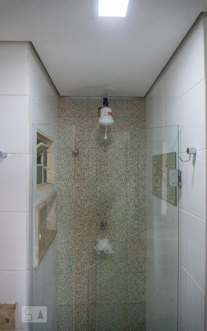 Studio para alugar com 47m², 1 quarto e 2 vagasBanheiro da Suíte