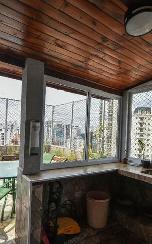 Apartamento à venda com 195m², 4 quartos e 2 vagasVaranda gourmet Cobertura