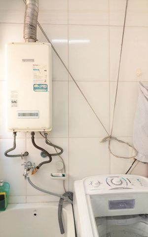 Apartamento à venda com 53m², 2 quartos e 1 vagaArea de Serviço - aquecedor