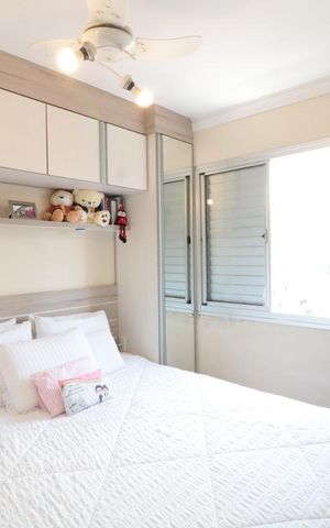 Apartamento à venda com 53m², 2 quartos e 1 vagaQuarto 2