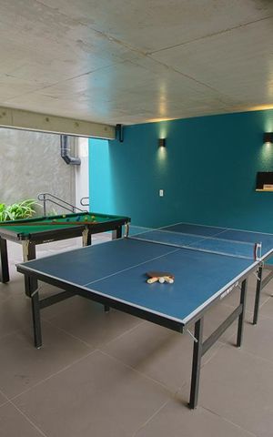 Apartamento para alugar com 25m², 1 quarto e sem vaga Apartamento para alugar com 25m², 1 quarto e sem vagaSalão de jogos