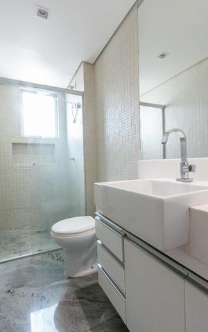 Apartamento à venda com 60m², 2 quartos e 2 vagasBanheiro Social