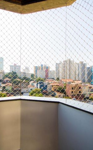 Apartamento para alugar com 129m², 3 quartos e 2 vagasVaranda do quarto 3