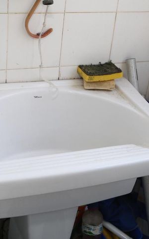 Studio para alugar com 35m², 1 quarto e sem vagaDetalhe da area de serviço