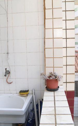 Studio para alugar com 35m², 1 quarto e sem vagaDetalhe da area de serviço