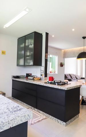 Casa de condomínio à venda com 115m², 3 quartos e 2 vagasCozinha