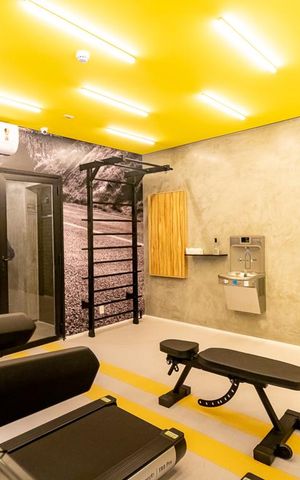Studio para alugar com 26m², 1 quarto e sem vaga Studio para alugar com 26m², 1 quarto e sem vagaAcademia