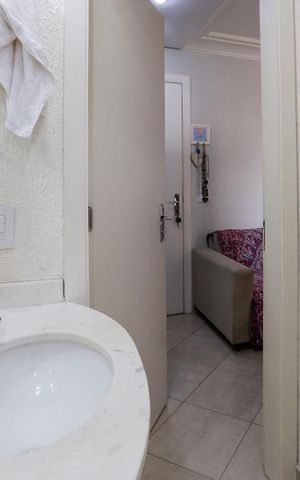 Apartamento à venda com 42m², 1 quarto e 1 vaga Apartamento à venda com 42m², 1 quarto e 1 vagaBanheiro