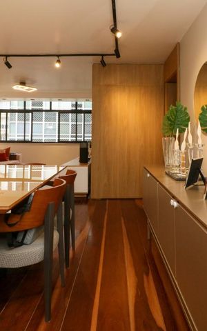 Apartamento para alugar com 133m², 3 quartos e 1 vaga Apartamento para alugar com 133m², 3 quartos e 1 vagaSala de jantar