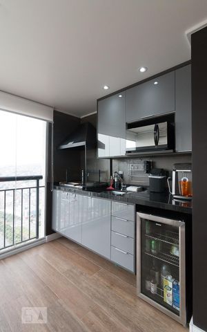 Studio à venda com 38m², 1 quarto e 1 vagaVaranda gourmet