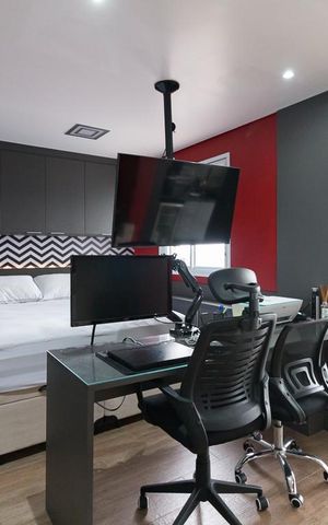 Studio à venda com 38m², 1 quarto e 1 vagaSala e quarto