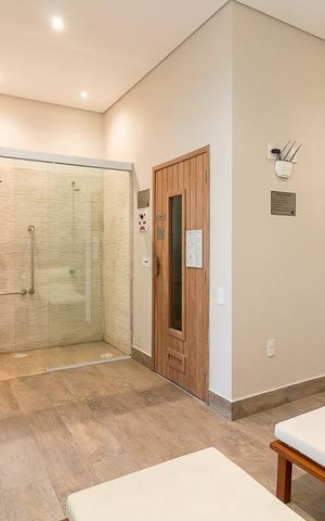 Studio à venda com 38m², 1 quarto e 1 vagaSauna
