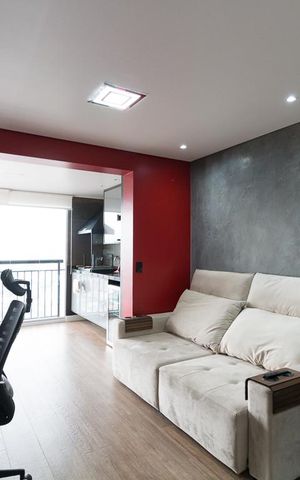 Studio à venda com 38m², 1 quarto e 1 vagaSala