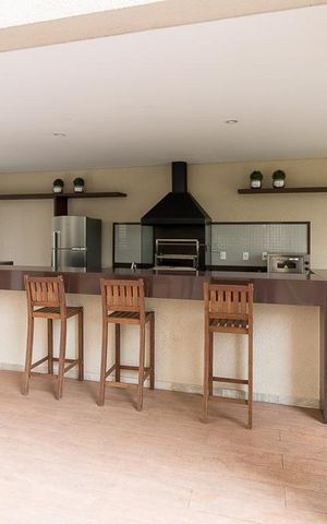 Studio à venda com 38m², 1 quarto e 1 vagaChurrasqueira
