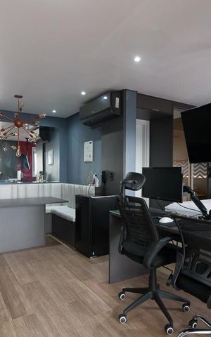 Studio à venda com 38m², 1 quarto e 1 vagaSala