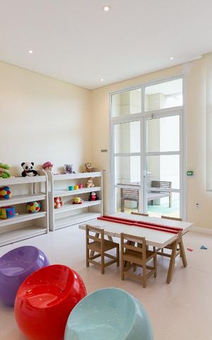 Studio à venda com 38m², 1 quarto e 1 vagaBrinquedoteca