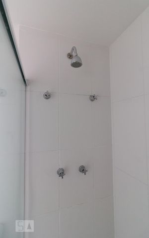 Apartamento para alugar com 64m², 2 quartos e 1 vagaBanheiro quarto 2 suíte - chuveiro