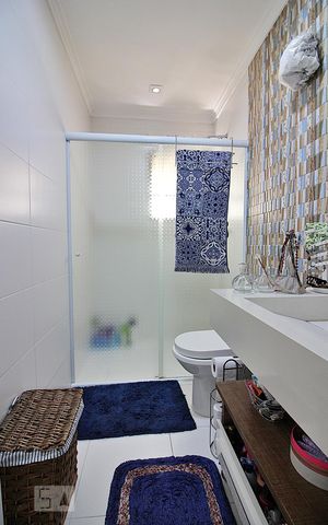 Apartamento à venda com 230m², 4 quartos e 3 vagasBanheiro do Quarto 4 - Suíte