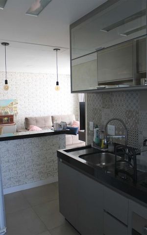 Apartamento para alugar com 49m², 2 quartos e 2 vagas Apartamento para alugar com 49m², 2 quartos e 2 vagasCozinha