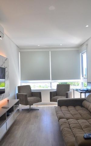 Apartamento à venda com 52m², 1 quarto e 2 vagasSala