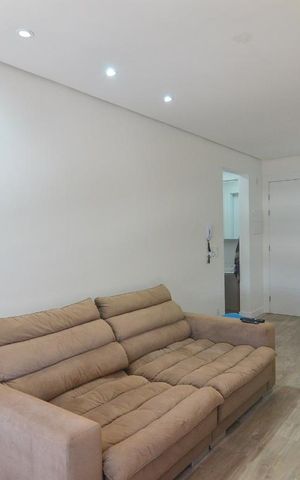 Apartamento à venda com 52m², 1 quarto e 2 vagasSala