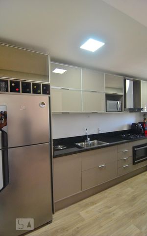 Apartamento à venda com 52m², 1 quarto e 2 vagasCozinha