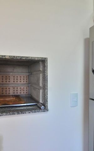 Apartamento à venda com 52m², 1 quarto e 2 vagasChurrasqueira
