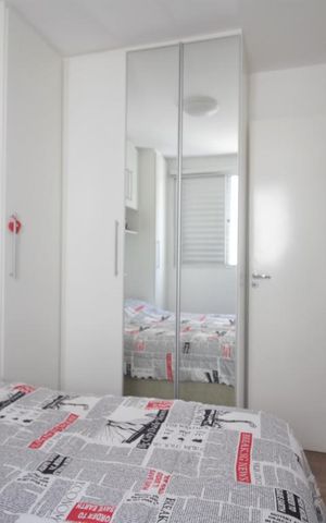 Apartamento à venda com 42m², 2 quartos e 1 vagaQuarto 1
