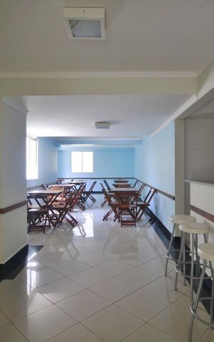 Apartamento à venda com 42m², 2 quartos e 1 vagaÁrea comum - Salão de festas